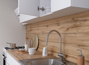 Кухня "МОРИ" 2.0 м (белый/дуб вотан) в Миассе - miass.mebel24.online | фото 3