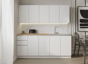 Кухня "МОРИ" 2.0 м (белый/дуб вотан) в Миассе - miass.mebel24.online | фото 7