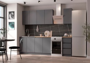 Кухня "МОРИ" 2.0 м (графит/дуб вотан) в Миассе - miass.mebel24.online | фото 3