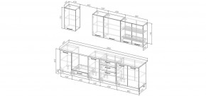 Кухонный гарнитур Ниагара 2800 (Стол. 26мм) в Миассе - miass.mebel24.online | фото 2