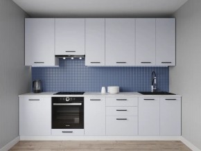 Кухонный гарнитур Смоки 2400 h950 (Стол. 38 мм) в Миассе - miass.mebel24.online | фото