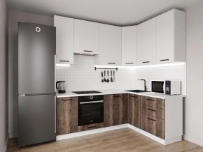 Кухонный гарнитур Старое Дерево 2200*1600 h950 (Стол. 26мм) в Миассе - miass.mebel24.online | фото