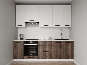 Кухонный гарнитур Старое Дерево 2400 h950 (Стол. 38мм) в Миассе - miass.mebel24.online | фото