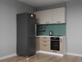 Кухонный гарнитур угловой Каппучино 1000*1800 (Стол. 26мм) в Миассе - miass.mebel24.online | фото
