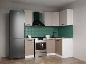 Кухонный гарнитур угловой Каппучино 2000*1200 (Стол. 26мм) в Миассе - miass.mebel24.online | фото