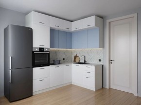 Кухонный гарнитур угловой Капри 2200*1700 (Стол. 38мм) в Миассе - miass.mebel24.online | фото