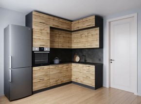Кухонный гарнитур угловой Крафт 2200*1700 (Стол. 26мм) в Миассе - miass.mebel24.online | фото