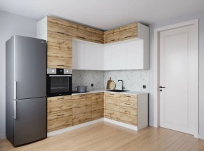 Кухонный гарнитур угловой Лада 2200*1700 (Стол. 26мм) в Миассе - miass.mebel24.online | фото