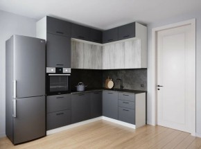 Кухонный гарнитур угловой Санторини 2200*1700 (Стол. 38мм) в Миассе - miass.mebel24.online | фото