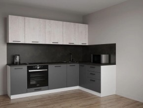Кухонный гарнитур угловой Санторини 2600*1600 (Стол. 26мм) в Миассе - miass.mebel24.online | фото