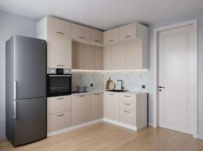 Кухонный гарнитур угловой Шампань 2200*1700 (Стол. 26мм) в Миассе - miass.mebel24.online | фото