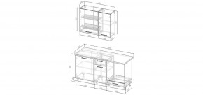 Кухонный гарнитур Умбра 1600 (Стол. 38мм) в Миассе - miass.mebel24.online | фото 2