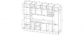 Кухонный гарнитур Умбра 3400 (Стол. 26мм) в Миассе - miass.mebel24.online | фото 2