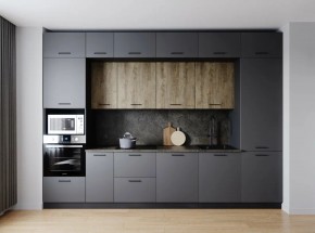 Кухонный гарнитур Умбра 3400 (Стол. 38мм) в Миассе - miass.mebel24.online | фото