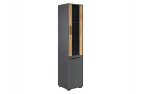 ЛАЙТ 2 Стеллаж (графит) в Миассе - miass.mebel24.online | фото