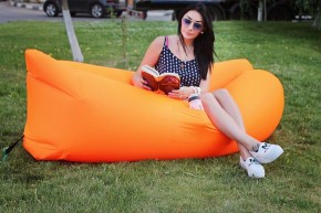 Лежак надувной Lamzac Airpuf Оранжевый в Миассе - miass.mebel24.online | фото 2