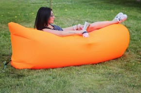Лежак надувной Lamzac Airpuf Оранжевый в Миассе - miass.mebel24.online | фото 3