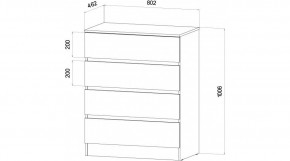ЛЕНОРА Спальный гарнитур (модульный) графит в Миассе - miass.mebel24.online | фото 3