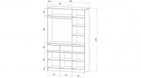 ЛЕНОРА Спальный гарнитур (модульный) кашемир в Миассе - miass.mebel24.online | фото 9