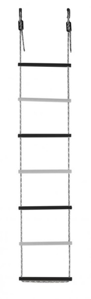 Лестница веревочная 7 перекладин цв.черный, белый D=25  в Миассе - miass.mebel24.online | фото