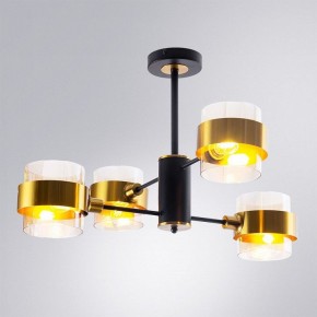 Люстра на штанге Arte Lamp Carlo A8205SP-4BK в Миассе - miass.mebel24.online | фото 2