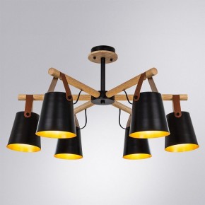 Люстра на штанге Arte Lamp Thomas A7032PL-6BK в Миассе - miass.mebel24.online | фото 2