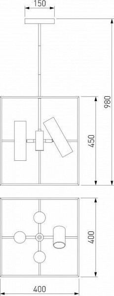 Люстра на штанге Eurosvet Adamson 70142/8 хром в Миассе - miass.mebel24.online | фото 4