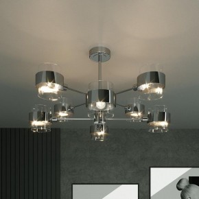 Люстра на штанге Eurosvet Arcada 70127/8 хром в Миассе - miass.mebel24.online | фото 5