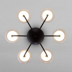 Люстра на штанге Eurosvet Fungo 50388 LED черный в Миассе - miass.mebel24.online | фото 2