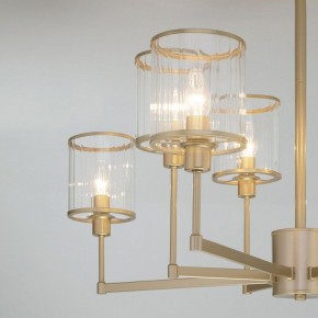 Люстра на штанге Eurosvet Inari 60144/8 золото в Миассе - miass.mebel24.online | фото 2