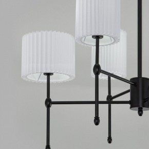 Люстра на штанге Eurosvet Notturno 60162/6 черный в Миассе - miass.mebel24.online | фото 4