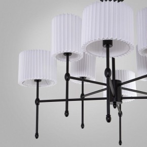 Люстра на штанге Eurosvet Notturno 60162/8 черный в Миассе - miass.mebel24.online | фото 4