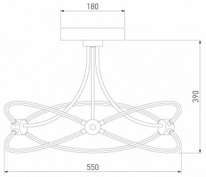 Люстра на штанге Eurosvet Petto 90246/6 белый Smart в Миассе - miass.mebel24.online | фото 4