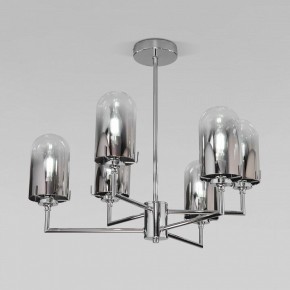 Люстра на штанге Eurosvet Pluto 60156/6 хром в Миассе - miass.mebel24.online | фото