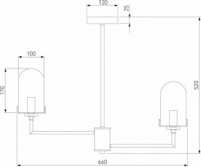 Люстра на штанге Eurosvet Pluto 60156/6 хром в Миассе - miass.mebel24.online | фото 4