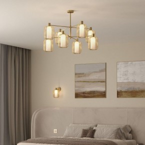Люстра на штанге Eurosvet Voile 30192/8 золото в Миассе - miass.mebel24.online | фото 3