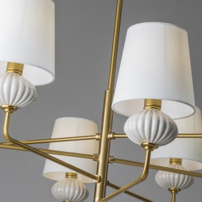 Люстра на штанге Freya Ceramics FR2029PL-08BS в Миассе - miass.mebel24.online | фото 7