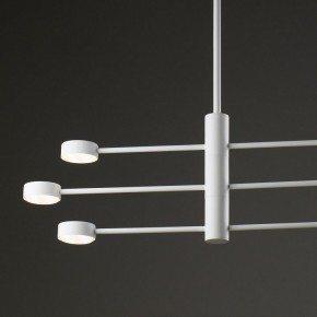 Люстра на штанге Freya Tactic FR5363CL-06W в Миассе - miass.mebel24.online | фото 5