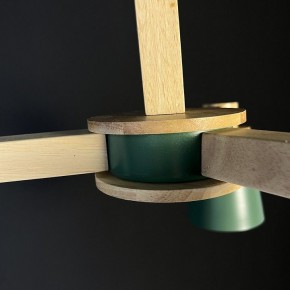 Люстра на штанге Imperiumloft Prop Green prop01 в Миассе - miass.mebel24.online | фото 8