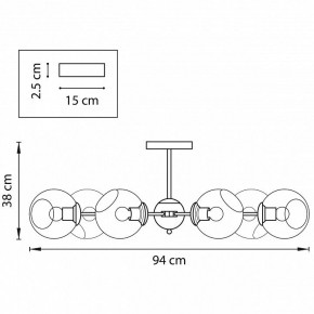 Люстра на штанге Lightstar Beta 785067 в Миассе - miass.mebel24.online | фото 8