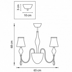 Люстра на штанге Lightstar Escica 806050 в Миассе - miass.mebel24.online | фото 6