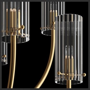 Люстра на штанге Maytoni Arco MOD223PL-08BS в Миассе - miass.mebel24.online | фото 5