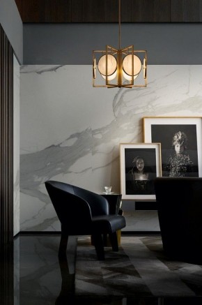 Люстра на штанге Maytoni Marmo MOD099PL-03G в Миассе - miass.mebel24.online | фото 3