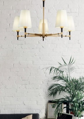 Люстра на штанге Maytoni Zaragoza H001CL-05BS в Миассе - miass.mebel24.online | фото 5