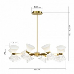 Люстра на штанге ST-Luce SPIRIT SL2004.303.16 в Миассе - miass.mebel24.online | фото 3