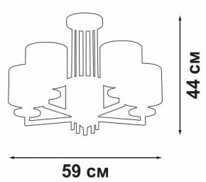 Люстра на штанге Vitaluce V3069 V3069-8/5PL в Миассе - miass.mebel24.online | фото 3
