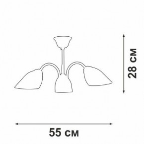 Люстра на штанге Vitaluce V3335 V3335-7/3PL в Миассе - miass.mebel24.online | фото 3