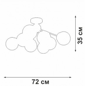 Люстра на штанге Vitaluce V3772 V3772-8/8PL в Миассе - miass.mebel24.online | фото 4