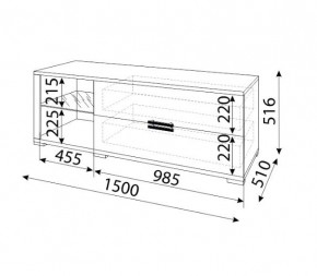 Мармарис (гостиная) М03 ТВ-тумба в Миассе - miass.mebel24.online | фото 2