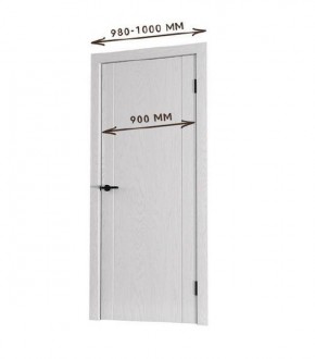 Межкомнатная дверь Bolivar Каньон браун (комплект) 900 в Миассе - miass.mebel24.online | фото